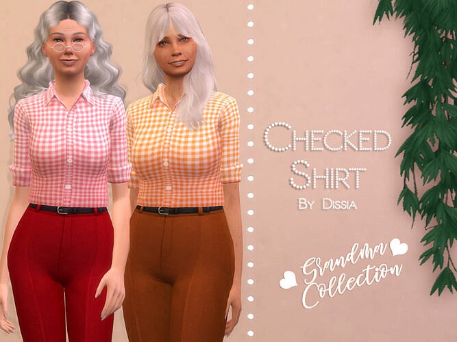 Checked Shirt By Dissia