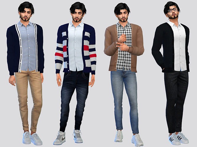 Dunne Casual Cardigan By Mclaynesims