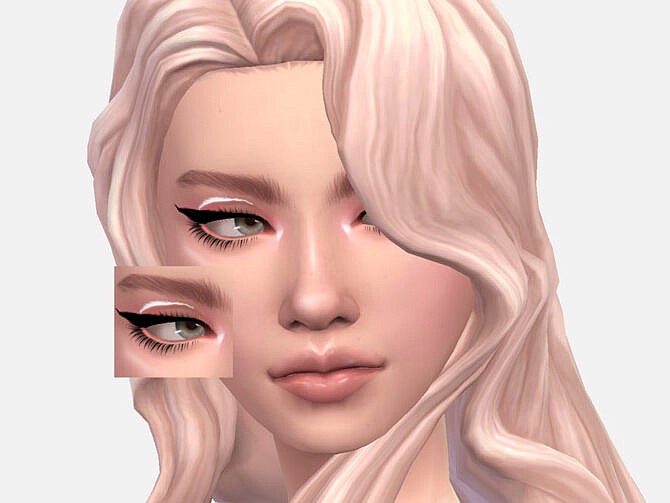 Sims 4 Ryuu Eyeliner by Sagittariah at TSR