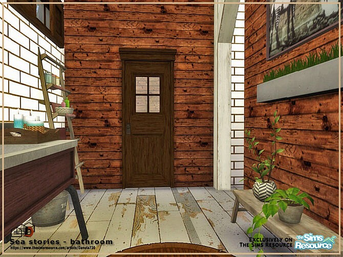 Sims 4 Sea stories bathroom by Danuta720 at TSR
