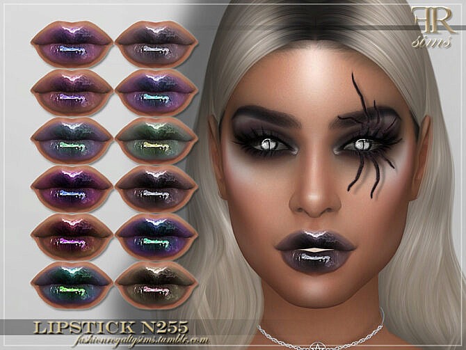 Sims 4 FRS Lipstick N255 by FashionRoyaltySims at TSR