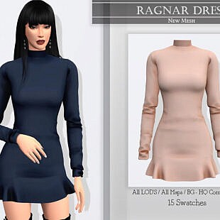 Mock Neck Sweater at Waekey » Sims 4 Updates