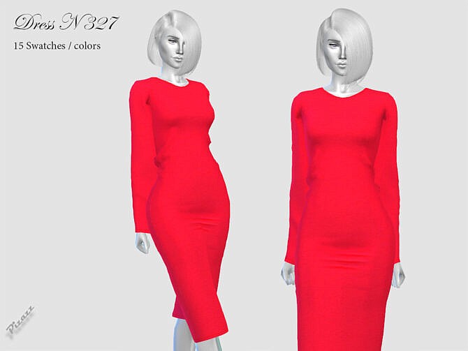 Sims 4 DRESS N 327 by pizazz at TSR