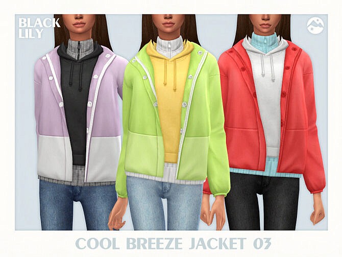 Sims 4 Cool Breeze Jacket 03 by Black Lily at TSR