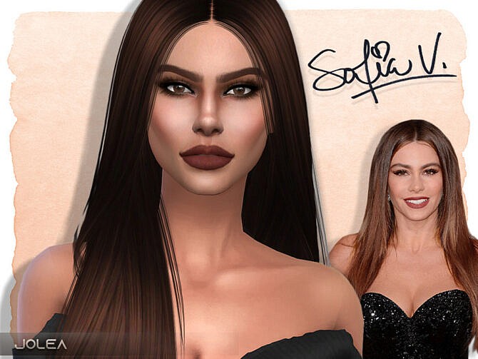 Sims 4 Sofia Vergara by Jolea at TSR