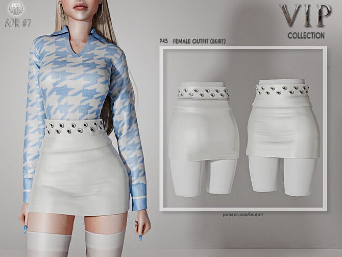 Sims 4 Outfit (SKIRT) P45 by busra tr at TSR