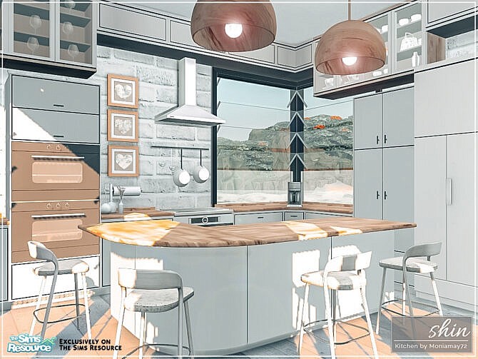 Sims 4 Shin Kitchen by Moniamay72 at TSR