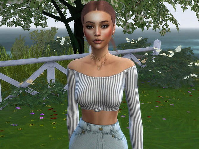 Sims 4 Alyssa Cohen by Jolea at TSR