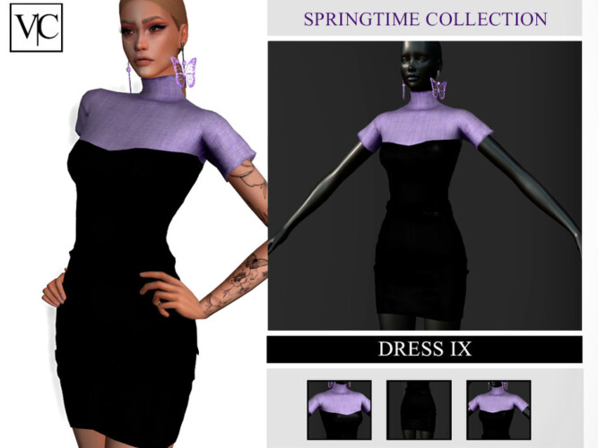 Springtime Collection Dress Ix By Viy Sims