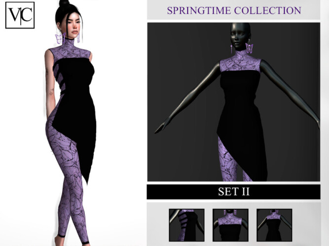 Springtime Collection Set Ii By Viy Sims