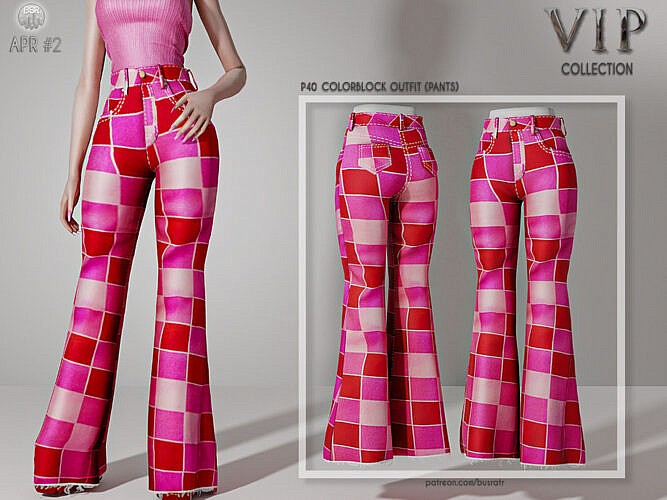 Colorblock Outfit (pants) P40 By Busra-tr