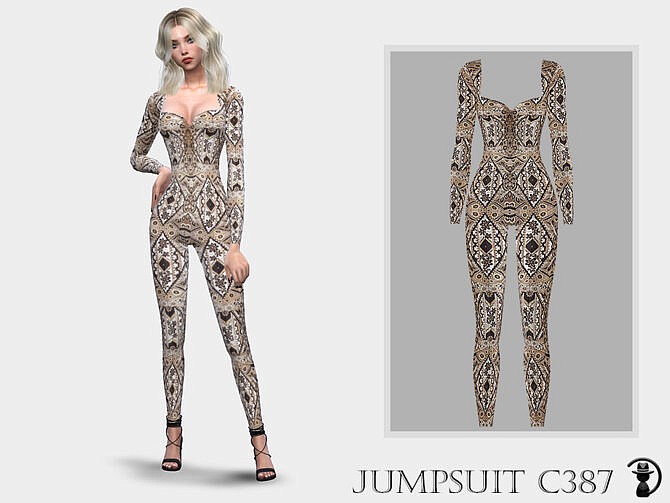 Sims 4 Jumpsuit C387 by turksimmer at TSR