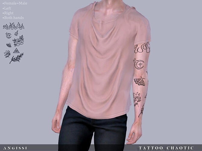 Sims 4 Tattoo Chaotic by ANGISSI at TSR