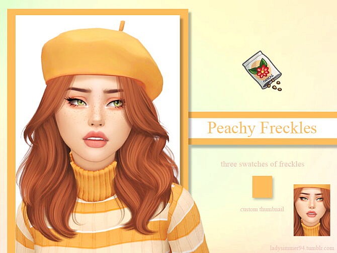 Sims 4 Peachy Freckles by LadySimmer94 at TSR