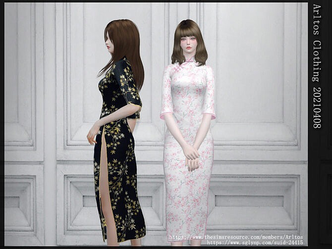 Sims 4 Dress 20210408 by Arltos at TSR