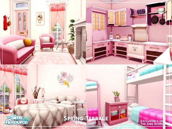 Sims 4 Spring Terrace by sharon337 at TSR