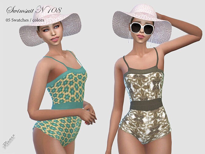 Sims 4 Swimsuit N 108 by pizazz at TSR