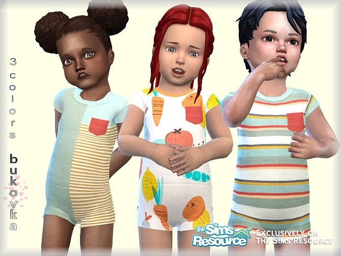 Sims 4 Kombidress Toddler by bukovka at TSR