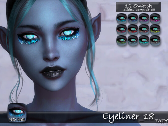 Sims 4 Eyeliner 18 tatygagg at TSR
