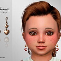 Princess Toddler Earrings By Suzue
