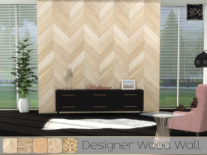 Tx Designer Wood Wall By Theeaax