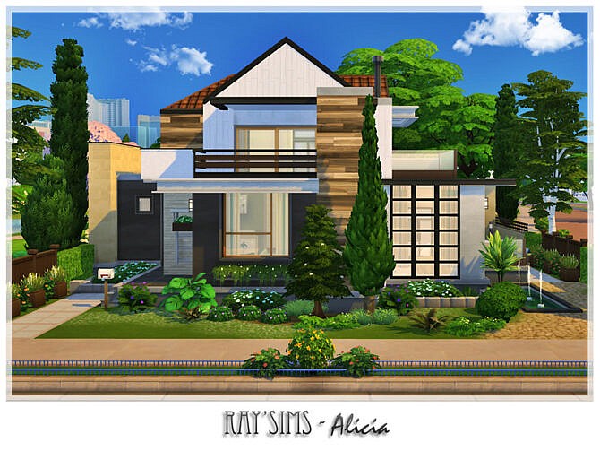 Sims 4 Alicia house by Ray Sims at TSR