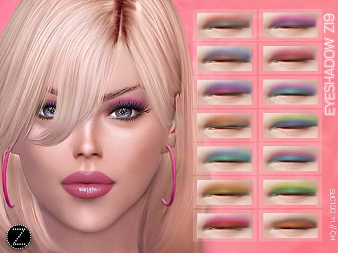 Sims 4 EYESHADOW Z19 by ZENX at TSR
