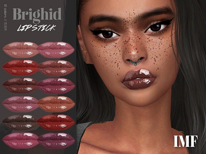 Sims 4 IMF Brighid Lipstick N.337 by IzzieMcFire at TSR