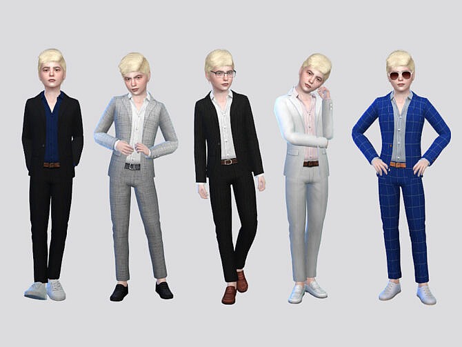 Sims 4 Bastian Boys Suit by McLayneSims at TSR