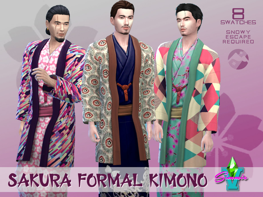 Sakura Formal Kimono By Simmiev At Tsr Sims 4 Updates
