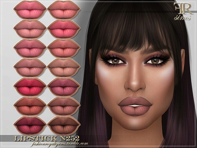 Frs Lipstick N252 By Fashionroyaltysims