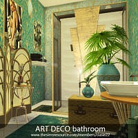 Art Deco Bathroom By Dasie2