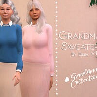 Grandma Sweater V1 By Dissia
