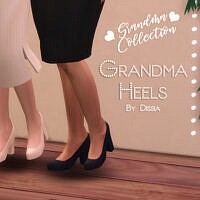 Grandma Heels By Dissia