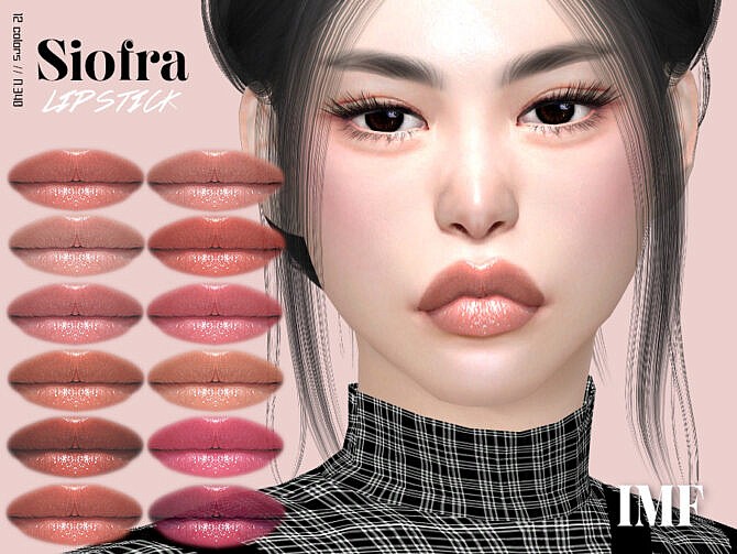 Sims 4 IMF Siofra Lipstick N.340 by IzzieMcFire at TSR