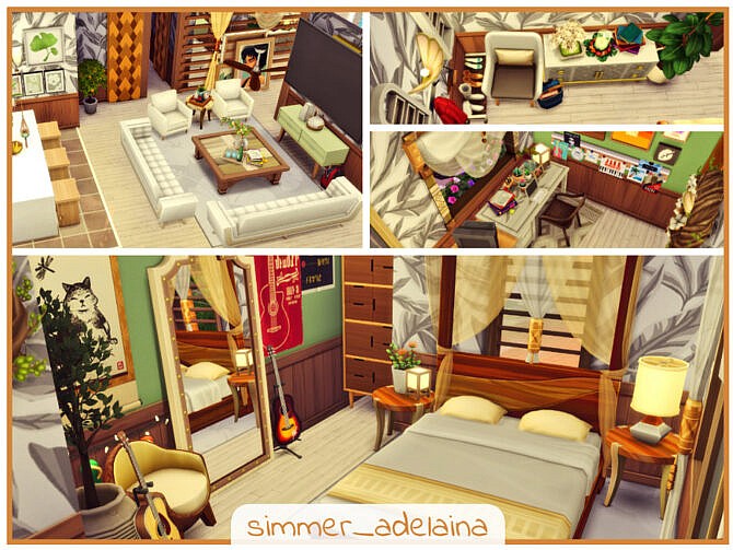 Sims 4 Party In Paradise house by simmer adelaina at TSR