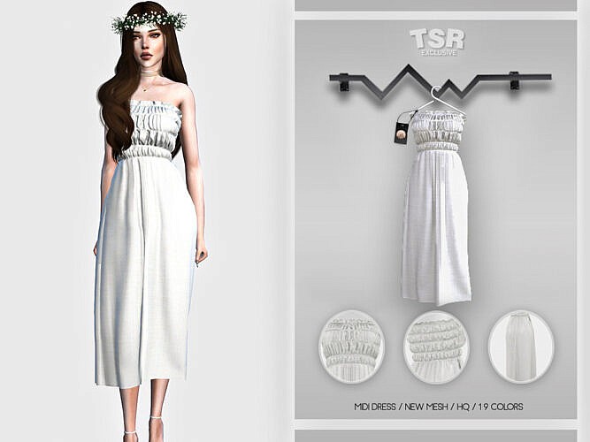 Midi Dress Bd457 By Busra-tr