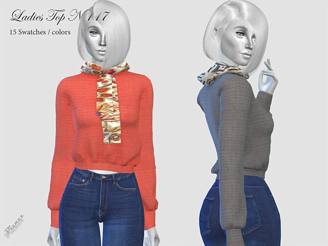 Sims 4 Ladies Top N 117 by pizazz at TSR