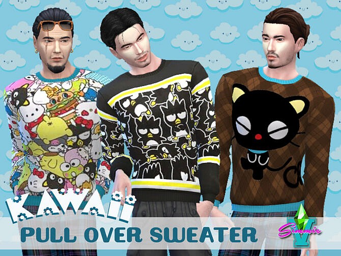 Sims 4 Kawaii Pullover 2 by SimmieV at TSR