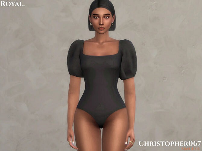 Sims 4 Royal Bodysuit by Christopher067 at TSR
