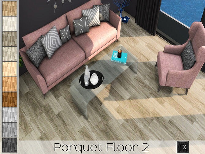 Sims 4 TX Parquet Floor 2 by theeaax at TSR