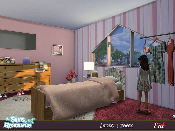 Sims 4 Jennys room by evi at TSR