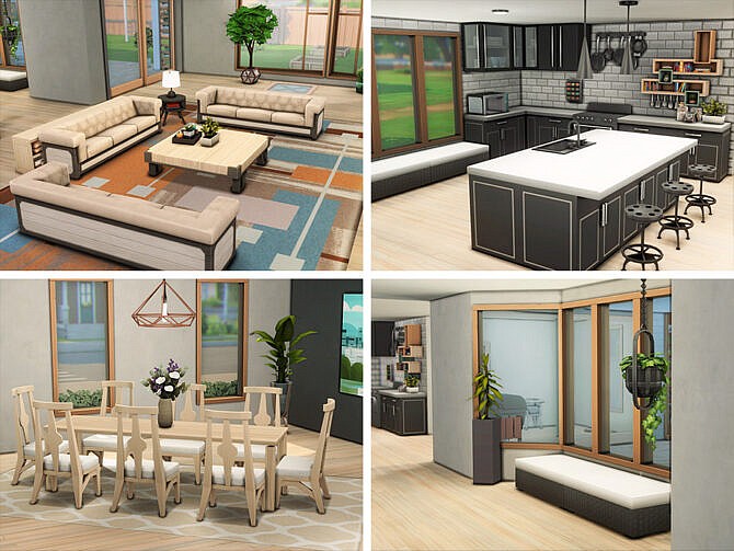 Sims 4 Off White House by xogerardine at TSR