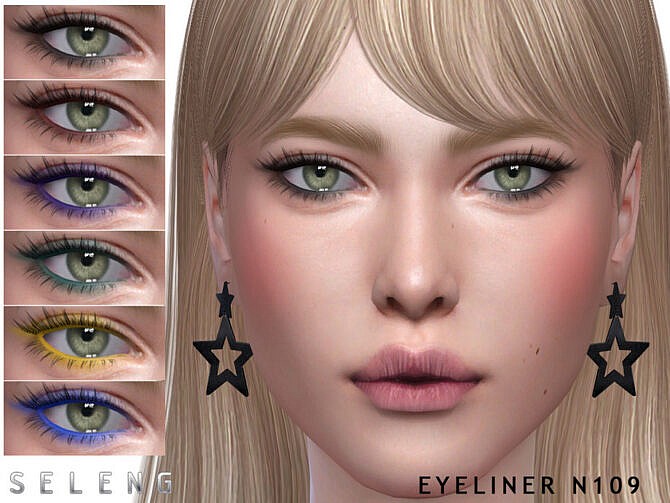 Sims 4 Eyeliner N109 by Seleng at TSR