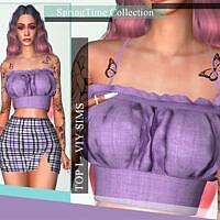 Springtime Collection Top I By Viy Sims