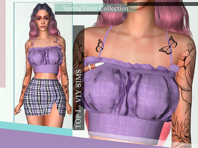 Springtime Collection Top I By Viy Sims