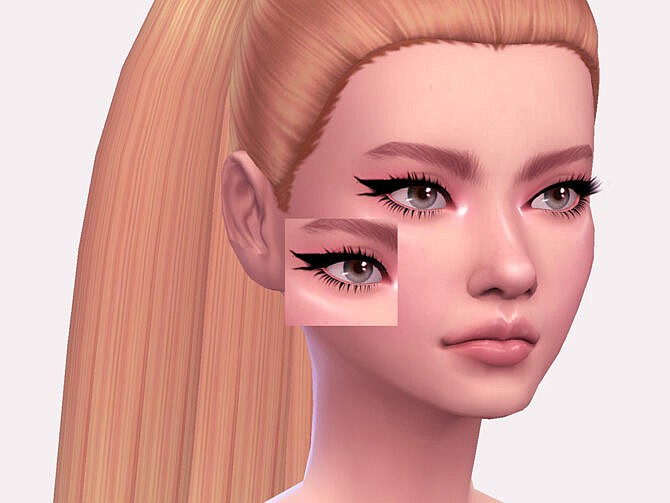 Sims 4 Zero Eyeliner by Sagittariah at TSR