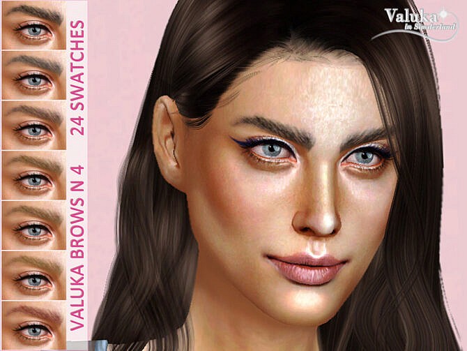 Sims 4 Brows N4 by Valuka at TSR