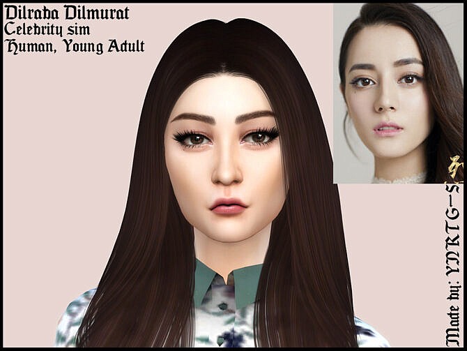 Sims 4 Dilraba Dilmurat by YNRTG S at TSR
