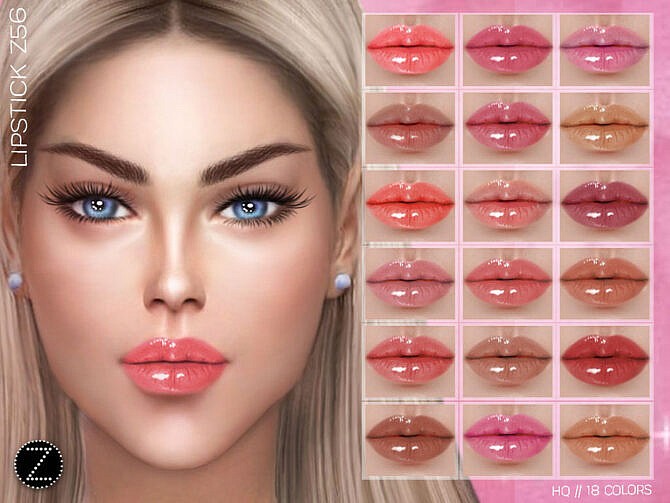 Sims 4 LIPSTICK Z56 by ZENX at TSR